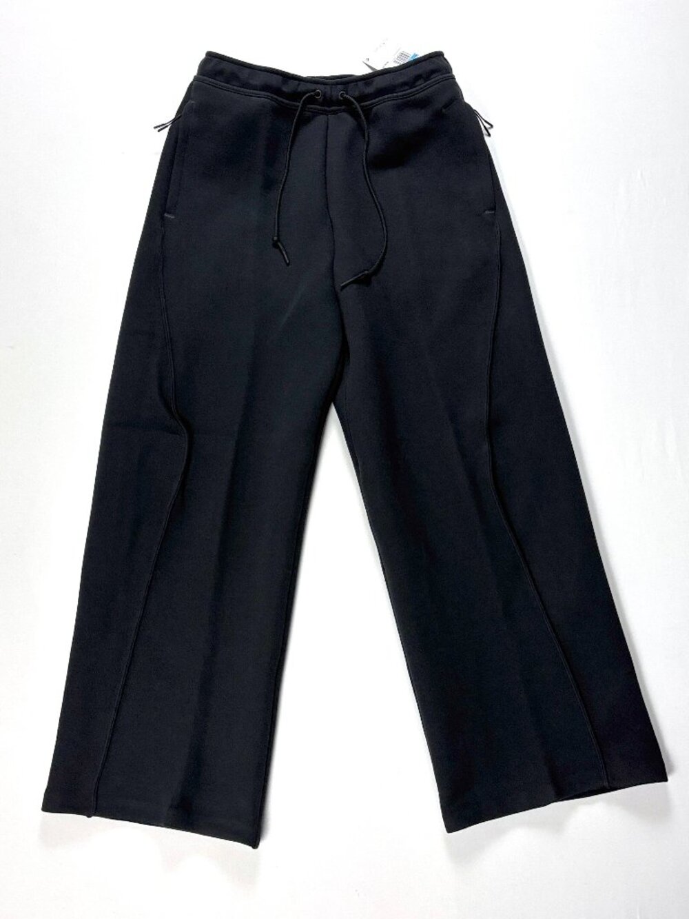 Nike Tech Mens Fleece Loose Fit Open Hem Pants Black Sz M HV6541-010 Streetwear